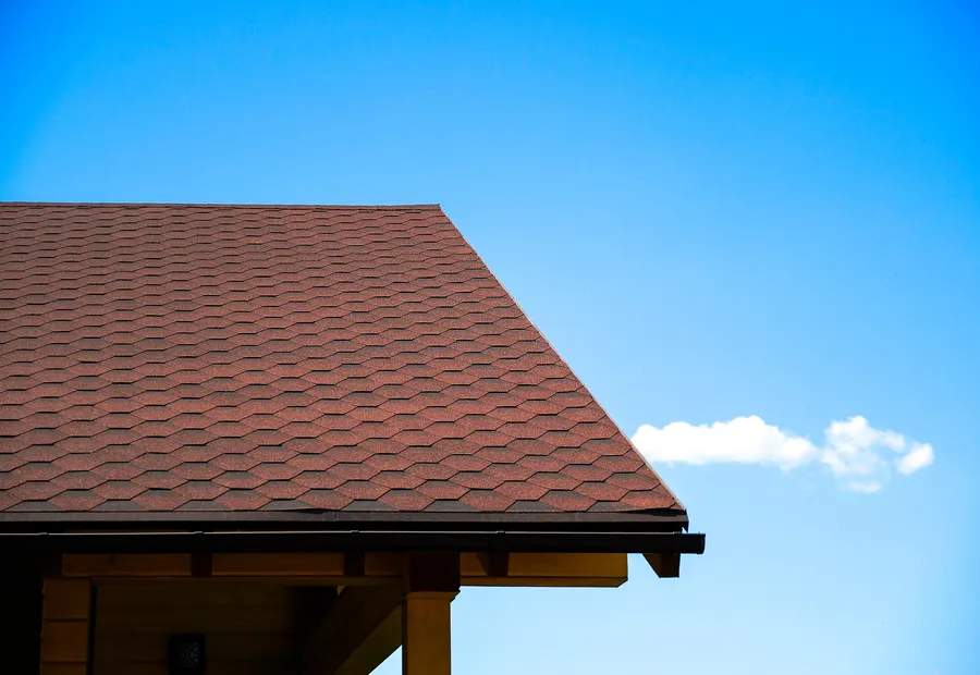 Concrete tile roofing detail on a custom home