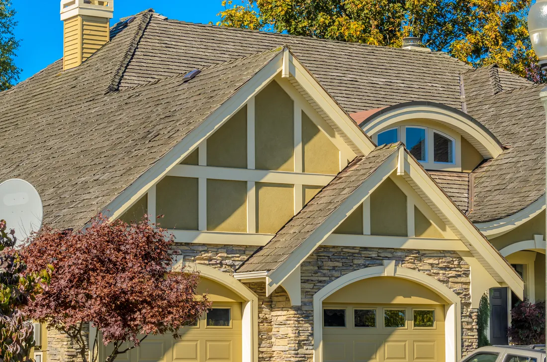 New shingle roof on a suburban Colorado home